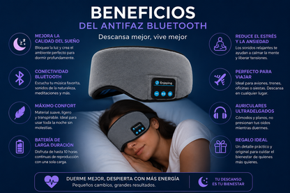 Antifaz Para Dormir con Bluetooth