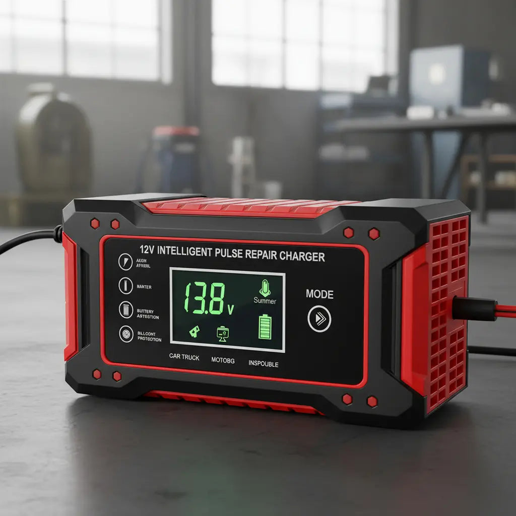 Cargador Reparador De Baterías Para Auto